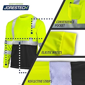 Amazon.com: JORESTECH Safety T Shirt Reflective High